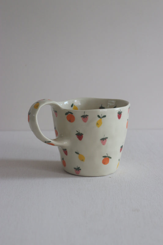 Porcelain Fruits Mug